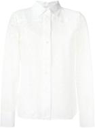 See By Chloe Floral Cut-out Embroidered Shirt