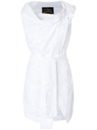 Vivienne Westwood Anglomania Cowl Neck Sleeveless Top - White