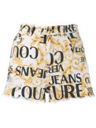 Versace Jeans Couture Logo Short Shorts - White