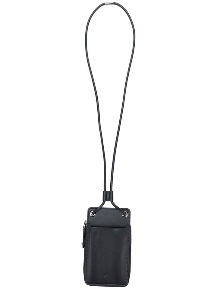 Valentino Phone Case Wallet - Black