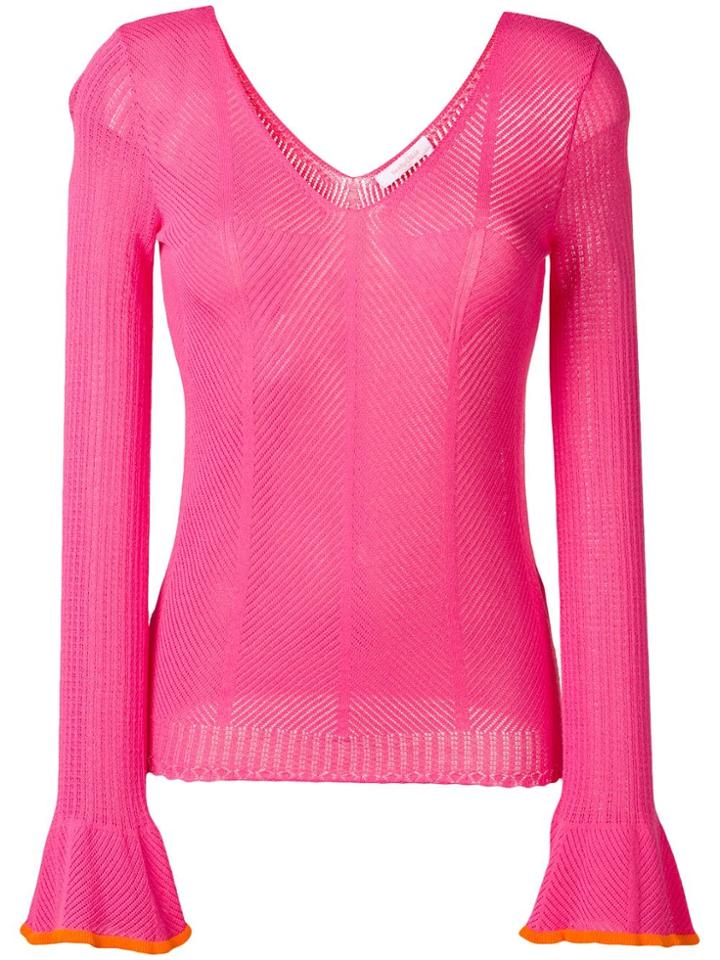 See By Chloé Fitted Sweater - Pink
