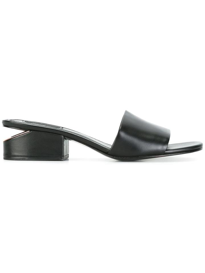 Alexander Wang Lou Mules - Black
