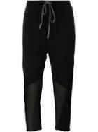 Lost & Found Rooms Drop-crotch Cropped Trousers, Women's, Size: Medium, Black, Cotton
