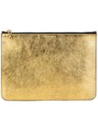 Alexander Mcqueen - Skull Charm Clutch - Women - Leather - One Size, Women's, Grey, Leather