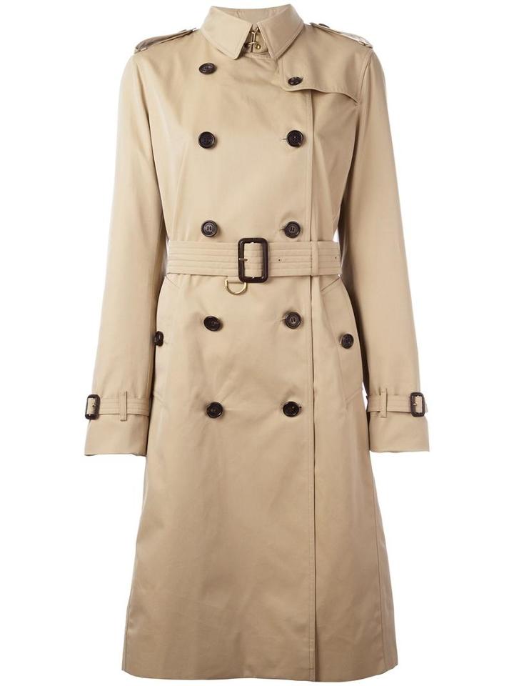 Burberry Classic Trenchcoat, Women's, Size: 12, Nude/neutrals, Cotton/viscose