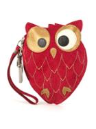 Sarah Chofakian - Leather Clutch - Women - Goat Skin - One Size, Red, Goat Skin