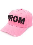 Dsquared2 Prom Embroidered Baseball Cap - Pink & Purple