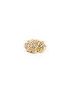 Loquet Luck Four Leaf Clover Charm, Women's, Metallic, Gold/diamond