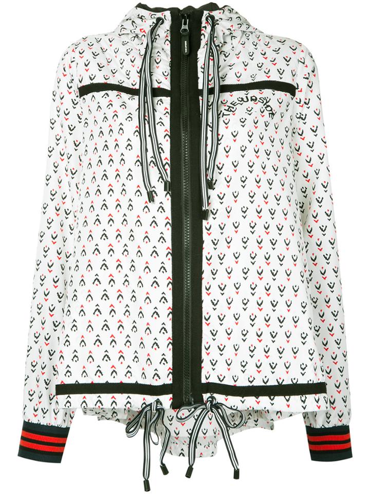The Upside Witch Mountain Print Ash Jacket - White