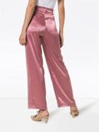 Nanushka Marfa Satin Trousers - Pink