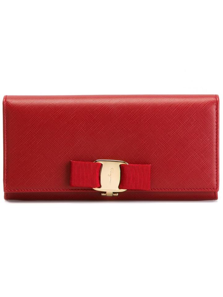 Salvatore Ferragamo 'vara' Wallet - Red