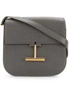 Tom Ford T Clasp Crossbody Bag - Grey