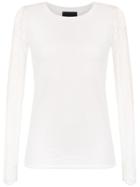 Andrea Bogosian Long Sleeved Top - White