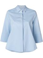 L'autre Chose Cropped Shirt - Blue