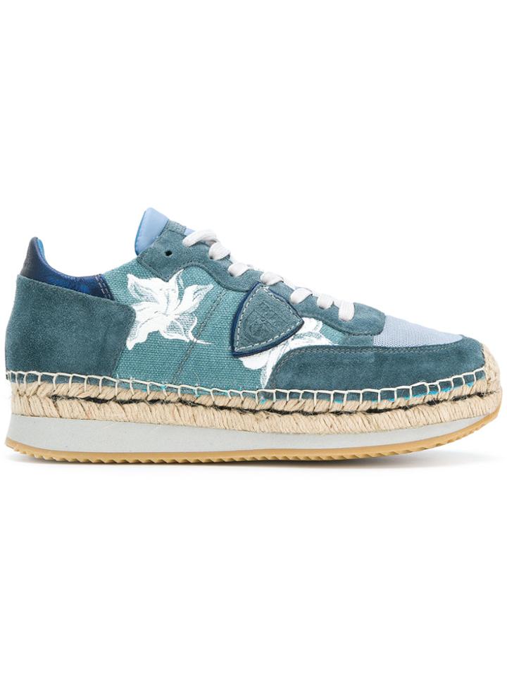 Philippe Model Printed Sneakers - Blue