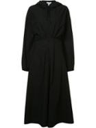 Rosie Assoulin Long Hooded Dress, Women's, Size: 8, Black, Cotton