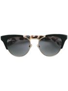 Valentino Eyewear Valentino Garavani Cat Eye Sunglasses - Black