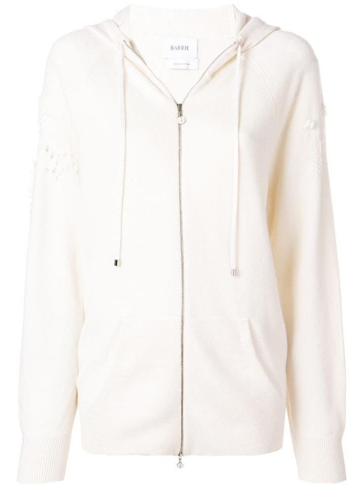 Barrie Romantic Timeless Cashmere Hoodie - White