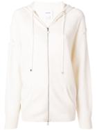 Barrie Romantic Timeless Cashmere Hoodie - White
