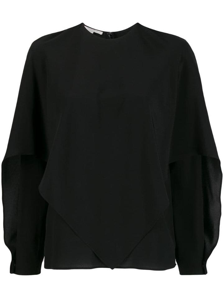 Stella Mccartney Draped Detail Blouse - Black