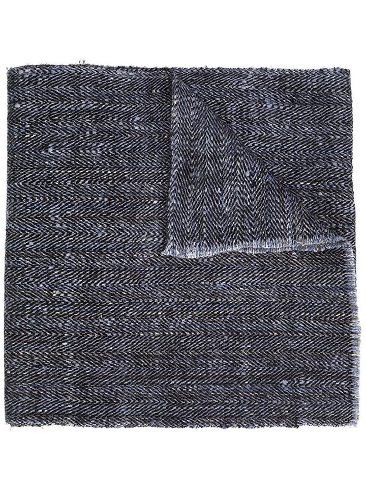 Denis Colomb 'ise' Scarf, Adult Unisex, Blue, Silk/yak