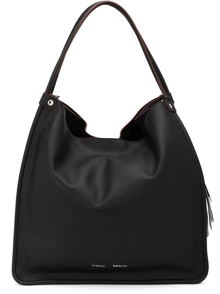 Proenza Schouler Large Shopper Tote, Women's, Black, Leather
