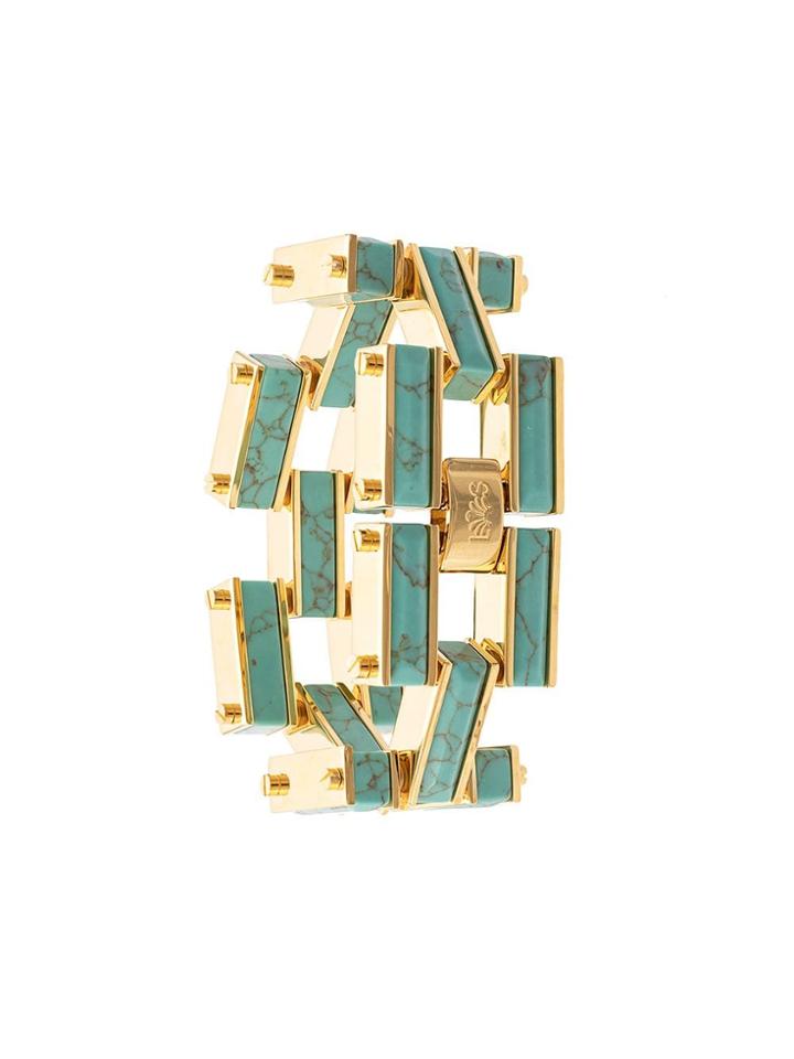 Lele Sadoughi Block Bracelet - Gold