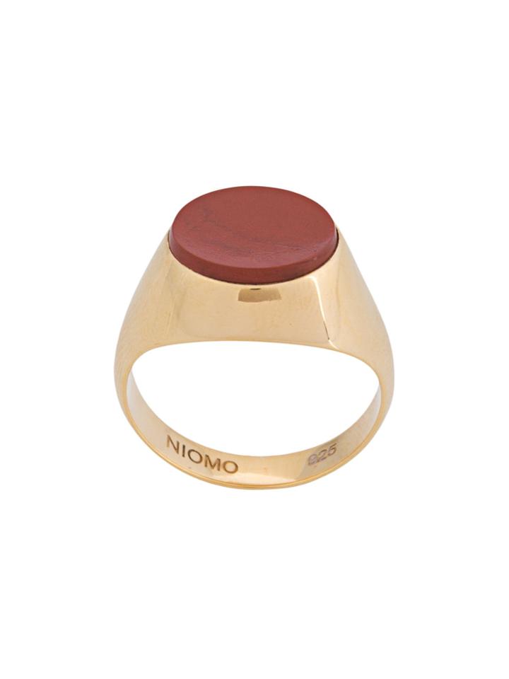 Niomo Philomena Oval Ring - Metallic