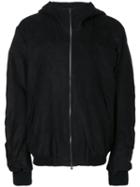 Lost & Found Rooms - Padded Zip Jacket - Men - Cotton/ramie/spandex/elastane/acetate - S, Black, Cotton/ramie/spandex/elastane/acetate