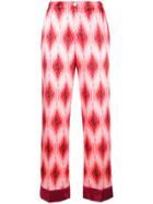 F.r.s For Restless Sleepers Geometric Print Trousers - Pink