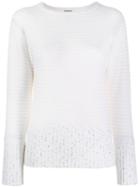 Lorena Antoniazzi Knitted Jumper - White