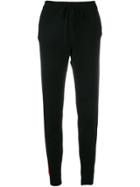 Chinti & Parker Strawberry Knit Slim Trousers - Black