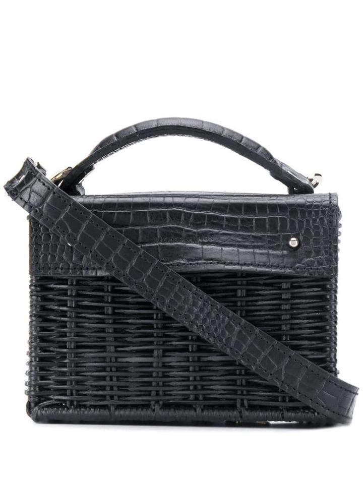 Wicker Wings Mini Kuai Tote - Black