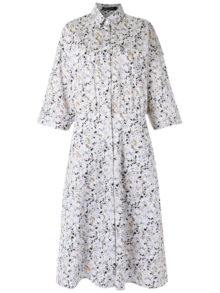 Andrea Marques Printed Shirt Dress - Nude & Neutrals