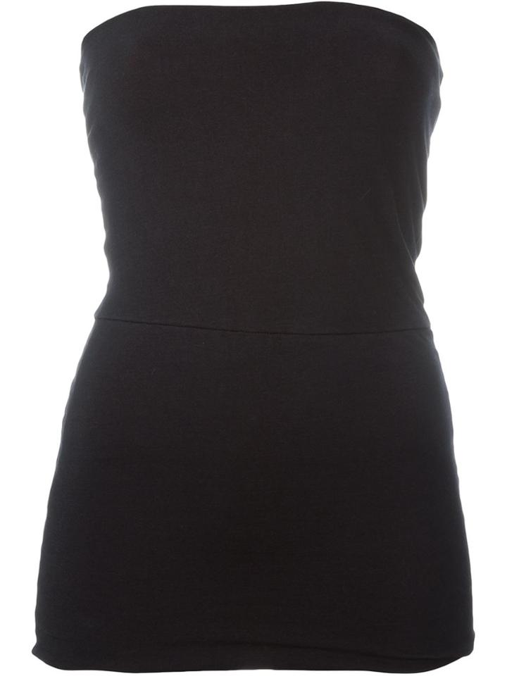 Romeo Gigli Vintage Strapless Top - Black