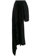 Preen By Thornton Bregazzi Asymmetric Jacquard Skirt - Black