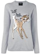 Markus Lupfer Bambi Sequin 'natalie' Jumper, Women's, Size: Xs, Grey, Merino