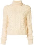 Chanel Pre-owned Fisherman Roll Neck Sweater - Neutrals