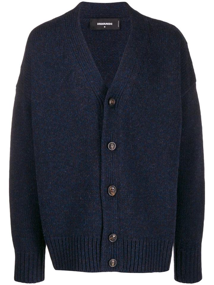 Dsquared2 Knit Cardigan - Blue