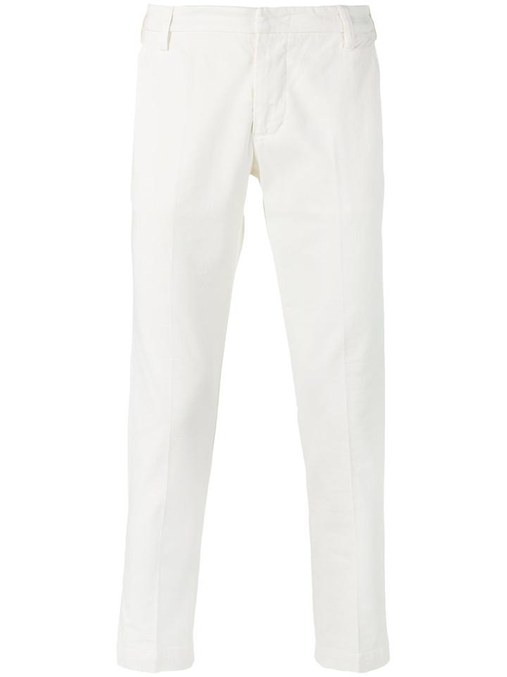 Entre Amis Slim Fit Trousers, Men's, Size: 36, Nude/neutrals, Cotton/spandex/elastane