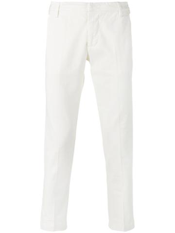 Entre Amis Slim Fit Trousers, Men's, Size: 36, Nude/neutrals, Cotton/spandex/elastane