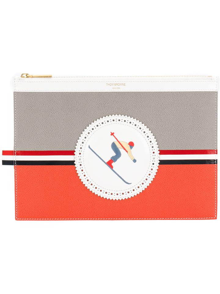 Thom Browne Contrast Clutch - Multicolour