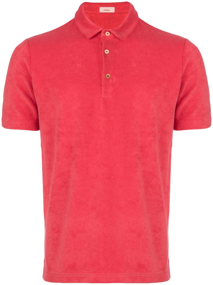 Altea Terry Polo Shirt - Red