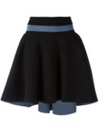 Io Ivana Omazic Mini Full Skirt, Women's, Size: 40, Blue, Cotton/spandex/elastane