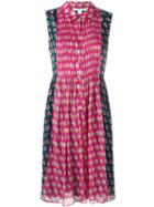 Diane Von Furstenberg 'zen Flora Midnight' Dress, Women's, Size: 6, Pink/purple, Silk/polyester/spandex/elastane