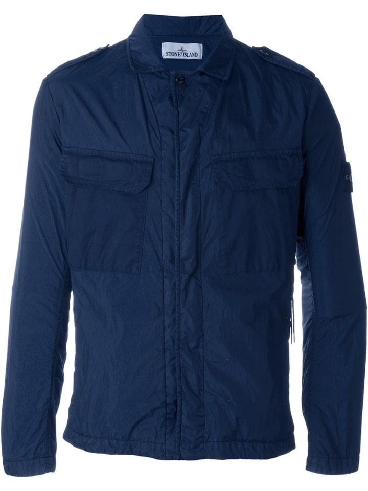 Stone Island Wind Breaker Jacket - Blue
