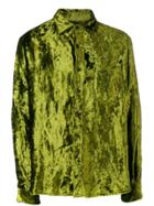 Ami Paris Classic-wide Fit Shirt With Chest Pocket - Green