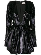 Alexandre Vauthier Sequin Mini Dress - Black