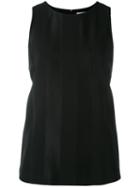 Alberto Biani - Classic Tank Top - Women - Viscose/virgin Wool/cotton - 44, Black, Viscose/virgin Wool/cotton