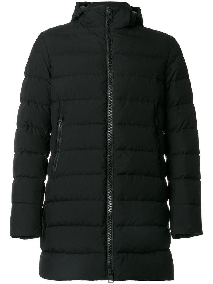 Herno - Hood Padded Jacket - Men - Feather Down/polyamide/polyester/fluorofibra - 54, Black, Feather Down/polyamide/polyester/fluorofibra